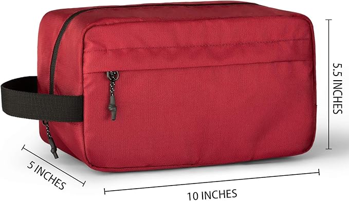 Vorspack Travel Toiletry Bag for Men - Hanging Toiletries Bag Water Resistant Dopp Kit Travel Bag for Toiletries Accessories