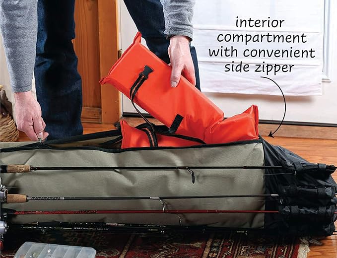 NREOY Fishing Etna Fishing Rod Case Organizer, 48.5" x 13.5"