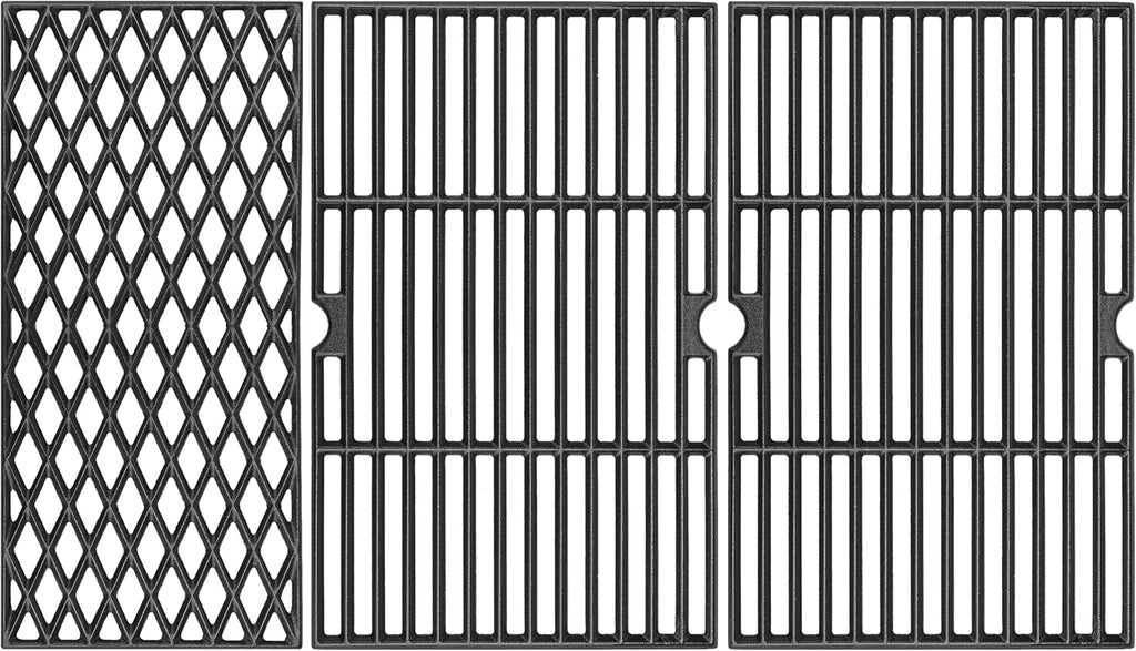 Uniflasy Cast Iron Cooking Grates for Dyna glo DGH474CRP DGH483CRP DGF493BNP DGF493PNP-D DGB495SDP DGB495SDP-D DGB493SPB DGB463CNP DGB494SPB 70-01-911 70-02-656 Cooking Grid Replacement Part Kit