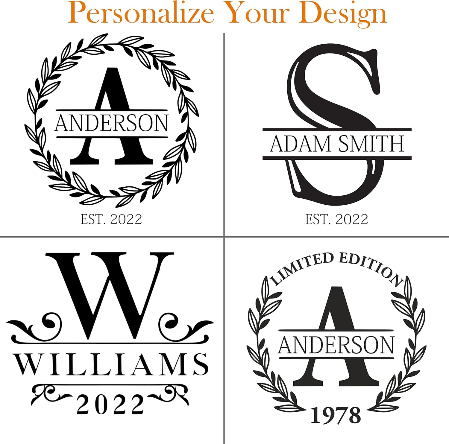 Personalized Whiskey Decanter and Stones Set - Customized Gift for Him - Men, Dad, Father - Engraved Classic Decanter, Glasses, 9 Granite Stones in Container, Coasters, Tongs in Wooden Gift Box