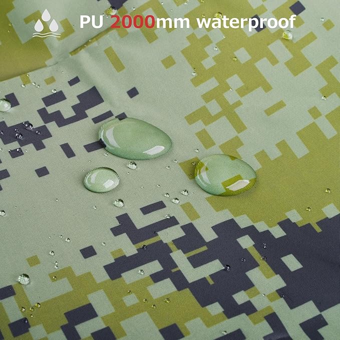 Azarxis Hammock Camping Tarp Rain Fly, Waterproof Tent Footprint Shelter Canopy Sunshade Cloth Picnic Mat for Outdoor Awning Hiking Beach Backpacking - Included Guy Lines & Stakes