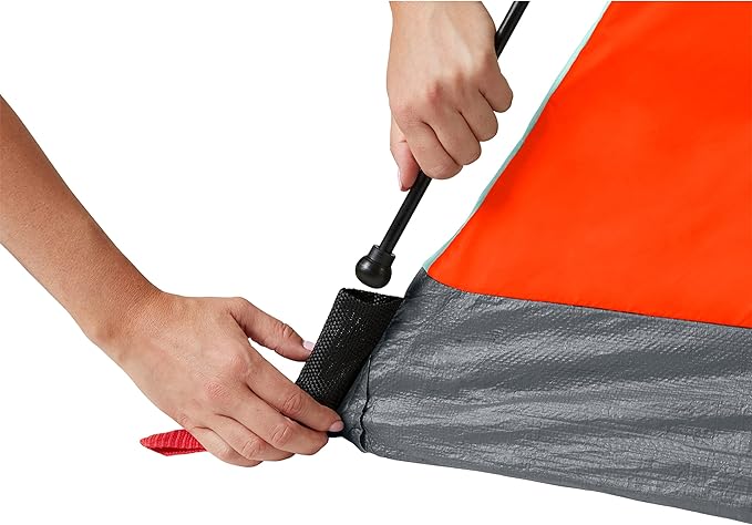 Coleman Skydome Series Camping Tent Weatherproof Tent Includes Pre-Attached Poles Rainfly Carry Bag and Unique Pattern Sets up in 5 Minutes