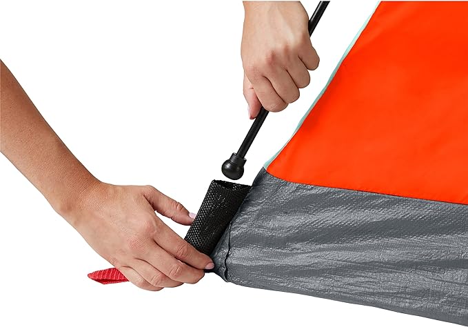 Coleman Skydome Series Camping Tent Weatherproof Tent Includes Pre-Attached Poles Rainfly Carry Bag and Unique Pattern Sets up in 5 Minutes