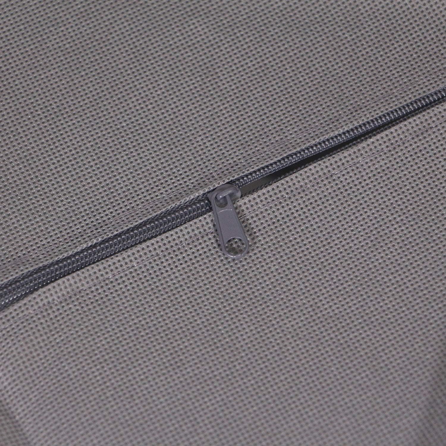 DIOMMELL 12 Pack Foldable Cloth Storage Box Closet Dresser Drawer Organizer Fabric Baskets Bins Containers Divider for Baby Clothes Underwear Bras Socks Lingerie Clothing,M Grey 444