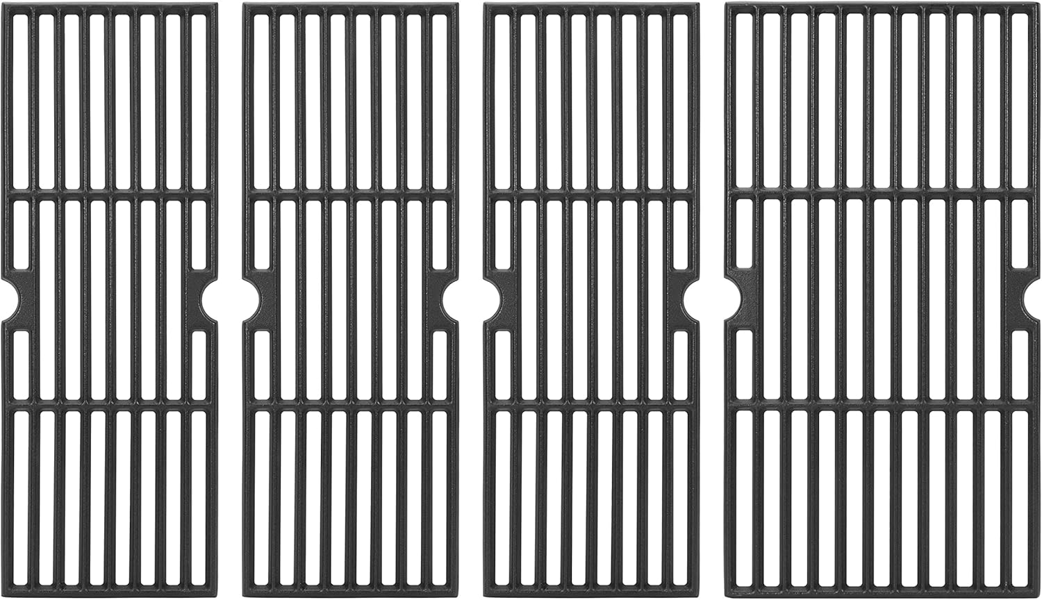 Cast Iron Grill Grates for Charbroil Performance 5 Burner Grills 463275517 463243518 463243519 463275717, Cooking Grids for Charbroil Performance 6 Burner 463274419 Grill, G470-0002-W1 G470-0003-W1