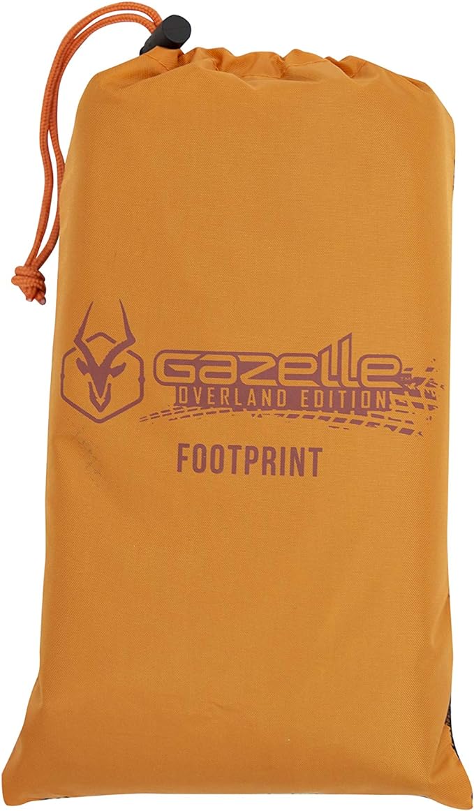 Gazelle Tents™, T4 Plus/T8 Tent Footprint, 300D, Waterproof Ground Tarp, 4 Tack Down Stakes, GA103