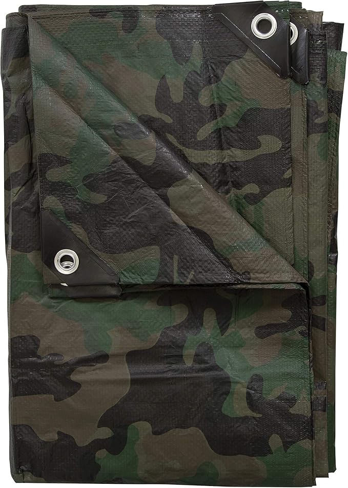 Stansport Camo Medium-Duty Rip-Stop Tarp