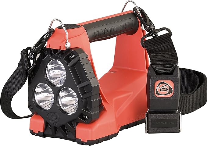 Streamlight 44311 Vulcan 180 LED Rechargeable Lantern AC/DC Charger 1200 Lumen, Orange - 1200 Lumens