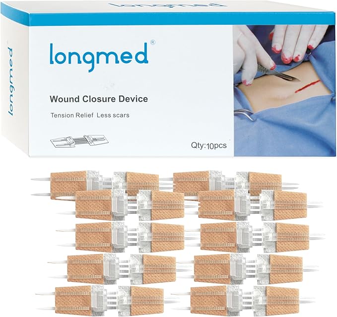 Emergency Wound Closures - 10 Pcs Butterfly Bandages Painless Stitch Sutures Laceration Repair Without Stitches Adhesive Bandages for First Aid Wound Care(Factory Direct Sale)