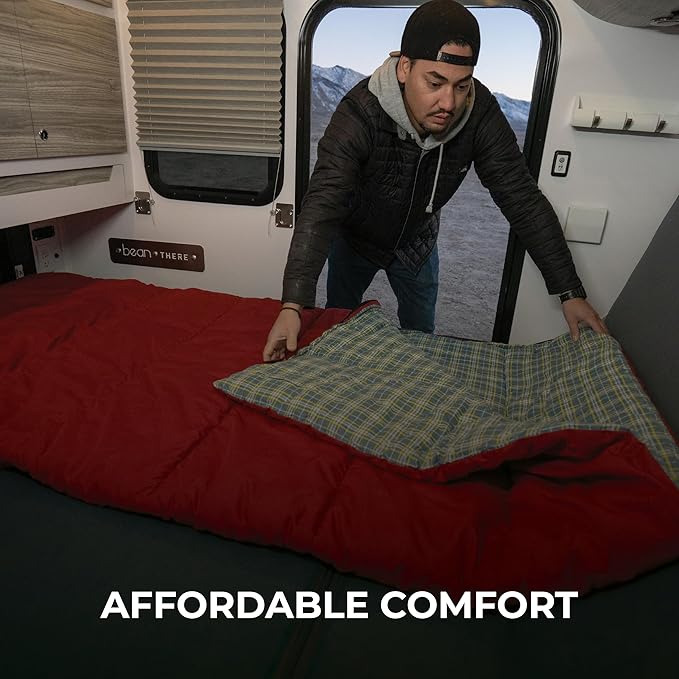 Teton Evergreen Sleeping Bag for Adults. Choose for Any Weather. Warm Sleeping Bags for Camping, Hunting, and Base Camp