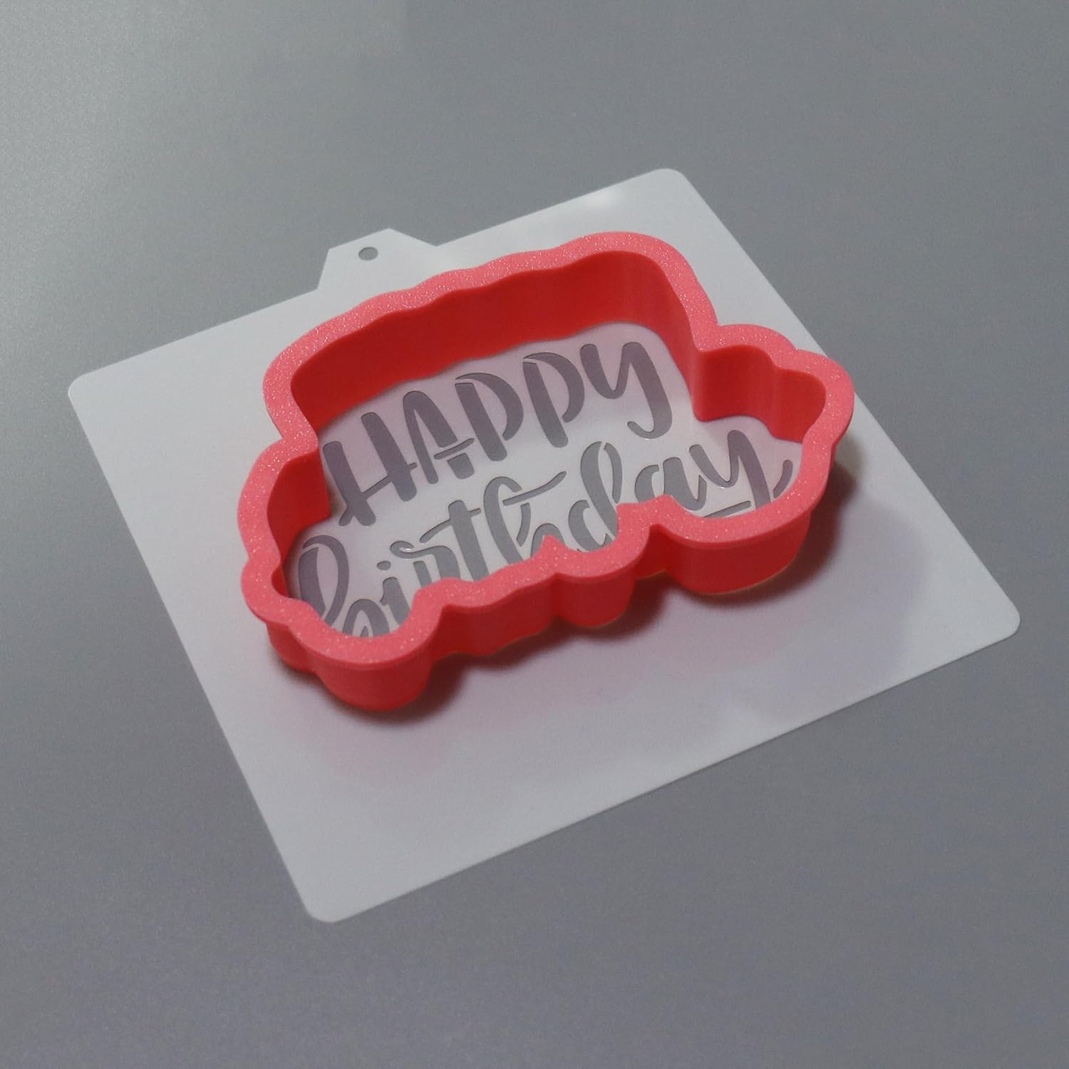 Cookie cutter and stencil set Baking stencils and cutters bundle DIY bakery decorating kit Cookie cutter with stencils Icing stencil and cookie cutter combo(Happy Birthday Set)