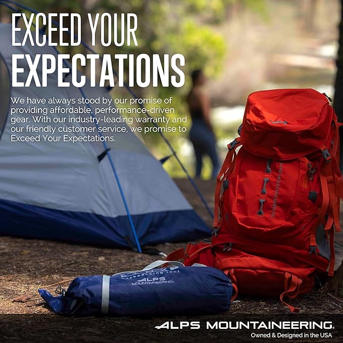 ALPS Mountaineering Lynx 1-Person Tent – Lightweight, Easy Setup, Waterproof, Freestanding Backpacking Tent with Durable Aluminum Poles and Ample Ventilation