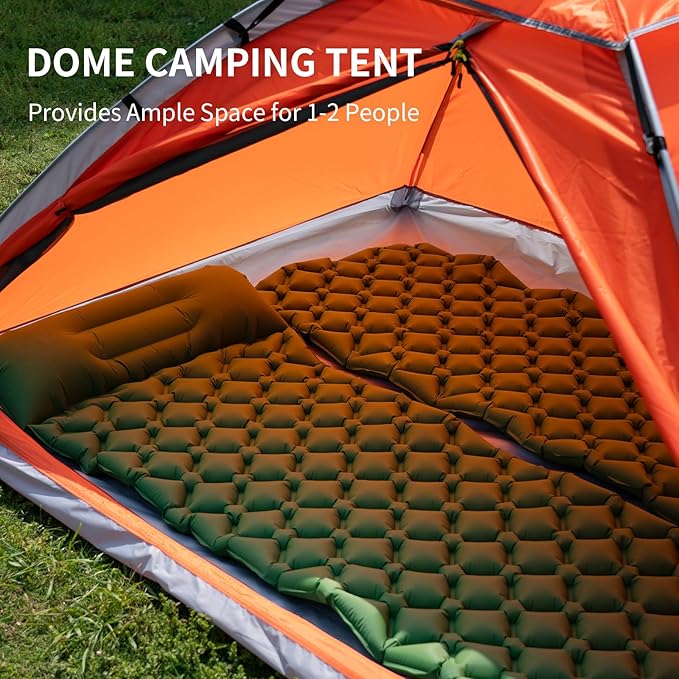1/2/4/5/6 Person Dome Tents for Camping, Lightweight Portable Backpacking Tent, Small Easy Set Up Outdoor Waterproof Camping Hiking Tent for Adults