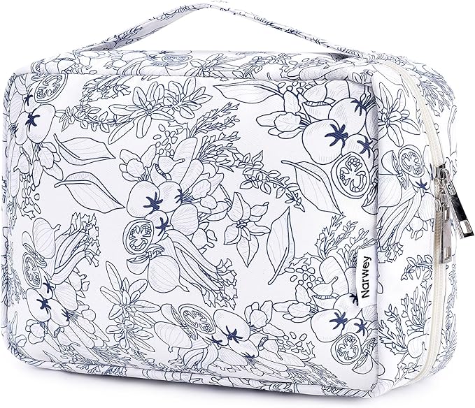 Narwey Hanging Travel Toiletry Bag Cosmetic Make up Organizer for Women and Girls Waterproof