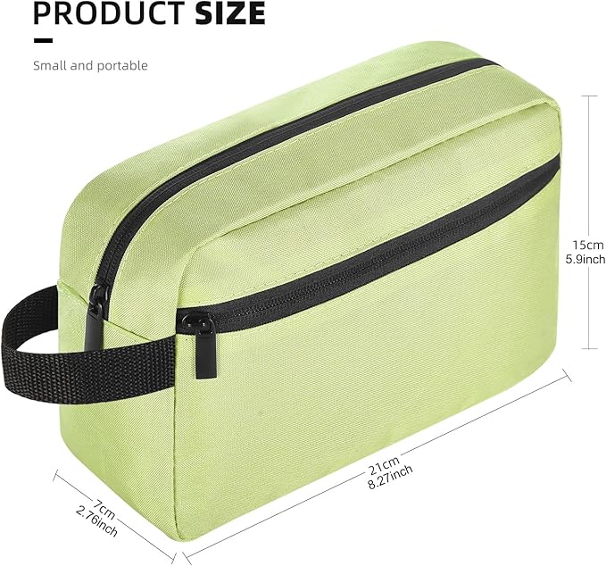 Travel Toiletry bag Toiletry bag for women men Hanging Cosmetic bag Travel accessories for Women Men Girls (Grass green)