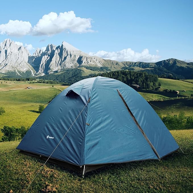 ShinHye Backpacking Tent for Camping, 1/2 Person Ultralight Backpacking Tent Easy Setup Tents Waterproof Lightweight Hiking Tents for Outdoor
