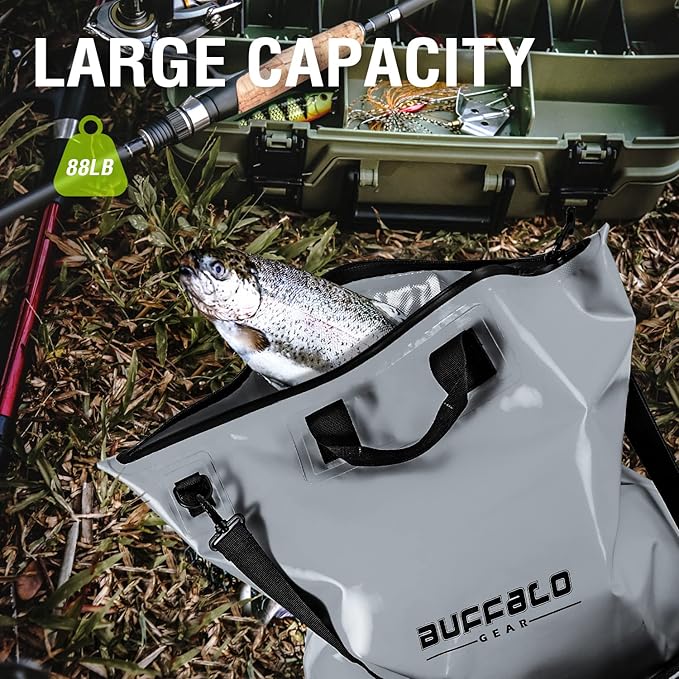 Buffalo Gear Fish Bag with Airtight Waterproof Zipper
