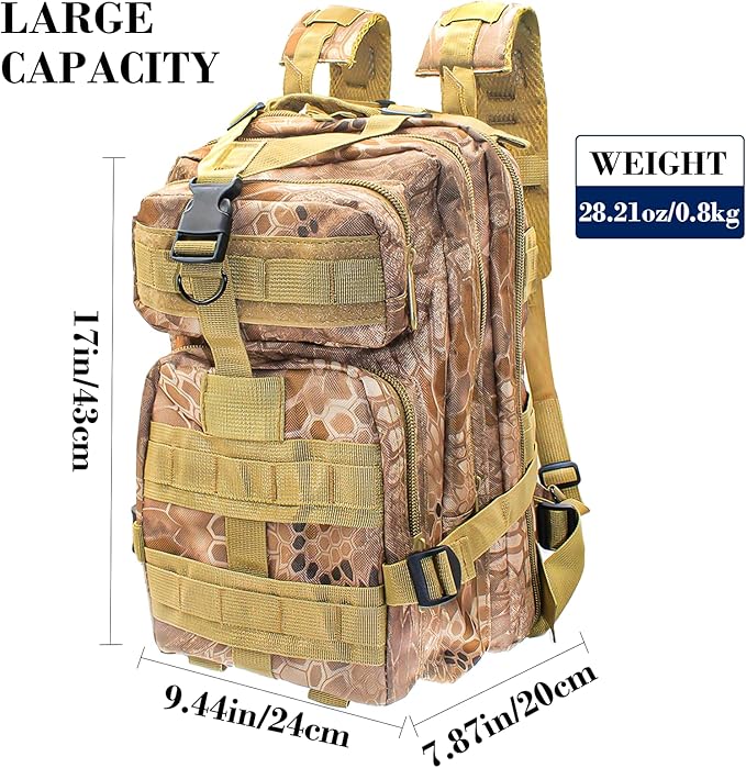 Lightweight Fishing Tackle Backpack Professional Water-Resistant All-in-One Rod Holder & Gear Storage