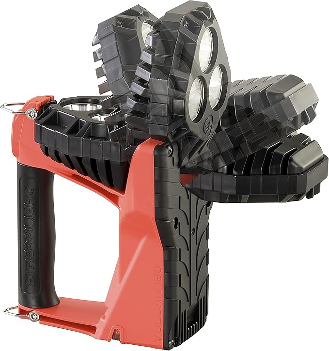 Streamlight 44311 Vulcan 180 LED Rechargeable Lantern AC/DC Charger 1200 Lumen, Orange - 1200 Lumens