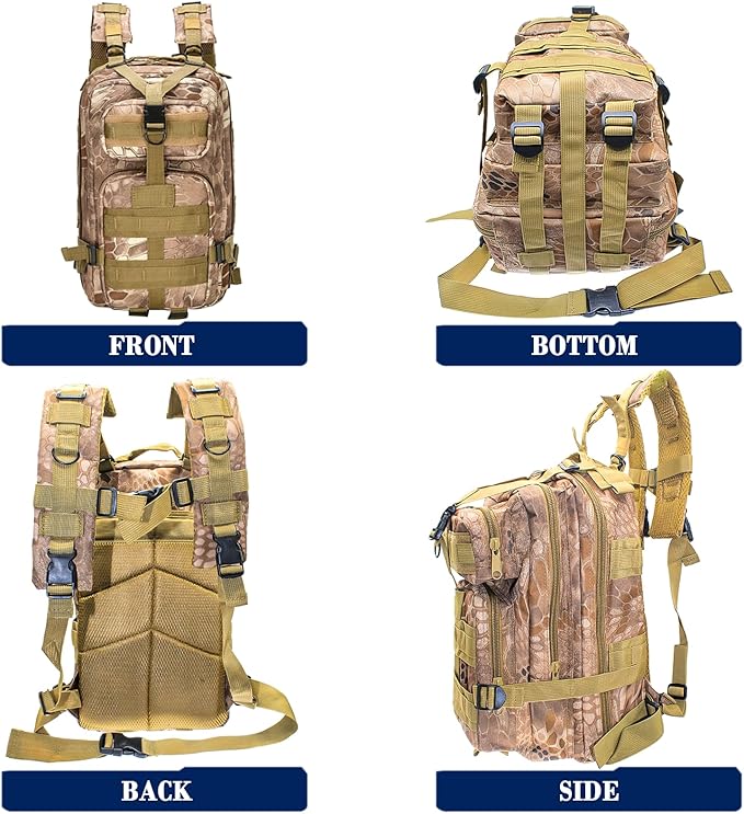 Lightweight Fishing Tackle Backpack Professional Water-Resistant All-in-One Rod Holder & Gear Storage