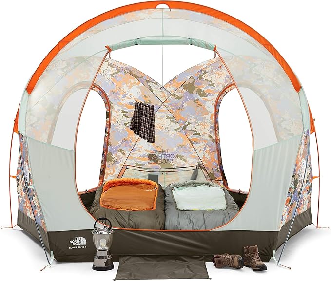 The North Face Homestead Super Dome 4, Sweet Lavender Cloud Camo Print/New Taupe Green, OS