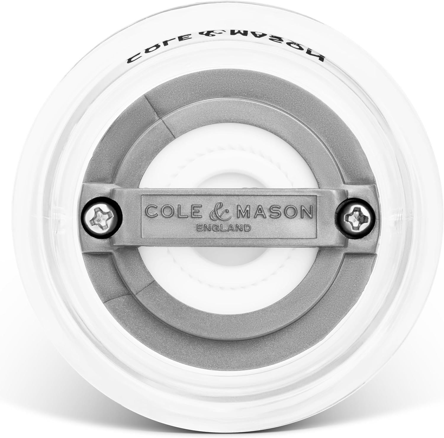 Cole & Mason Bromley Pepper Mill, 6" - Pepper Grinder with Ultra-Sharp Grinding Mechanism - Flavor-Enhancing Pepper Shaker - Refillable Mill with Adjustable Grinding - Acrylic, Pepper Mill