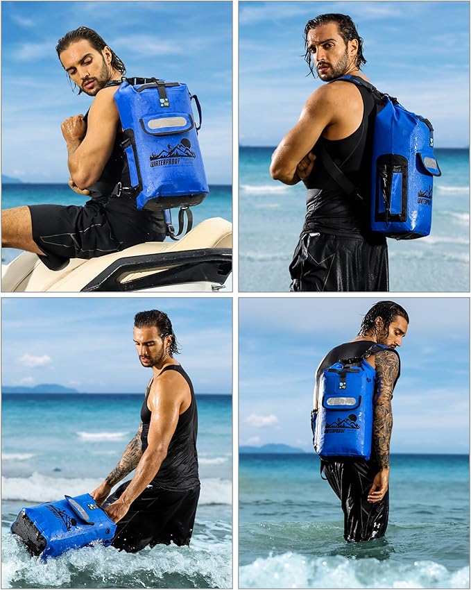 IDRYBAG Dry Bag Backpack Waterproof Floating 20L/30L/40L, Dry Bags Waterproof Backpack for Men, Dry Sack Waterproof Bag