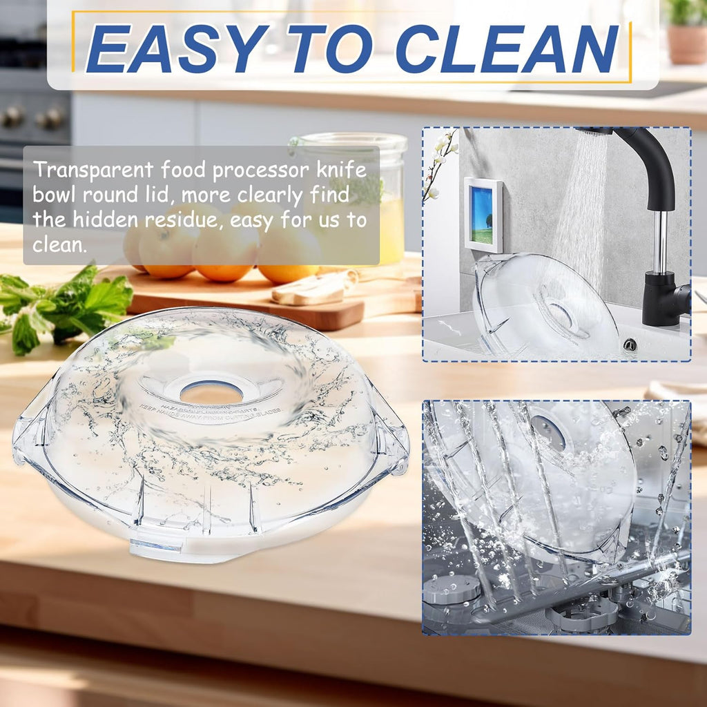 106458S Cutter Bowl Lid Compatible with robot coupe R2、R2B、R2 DICE、R2N、R101B Food Processor