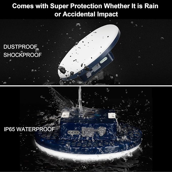 16500mAh 3000LM 3000K 6000K Flashlight Portable LED Camping Lantern Rechargeable Light 60W with Magnet IP65 Waterproof Tent Light Power Failure Emergency Survival Kits for Fathers Day Gift