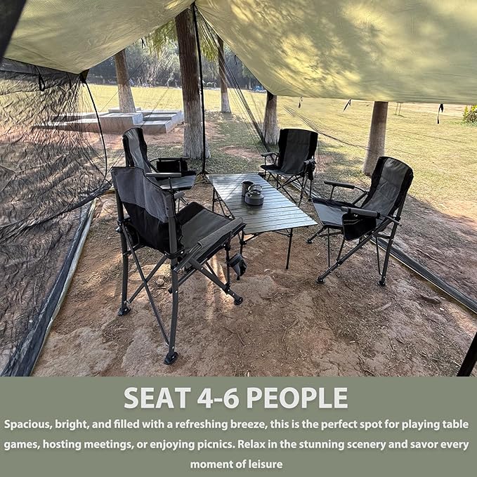 GEERTOP Lightweight Waterproof Camp Tarp Screen House Hammock Bug Net for Camping Backpacking Outdoor Travel