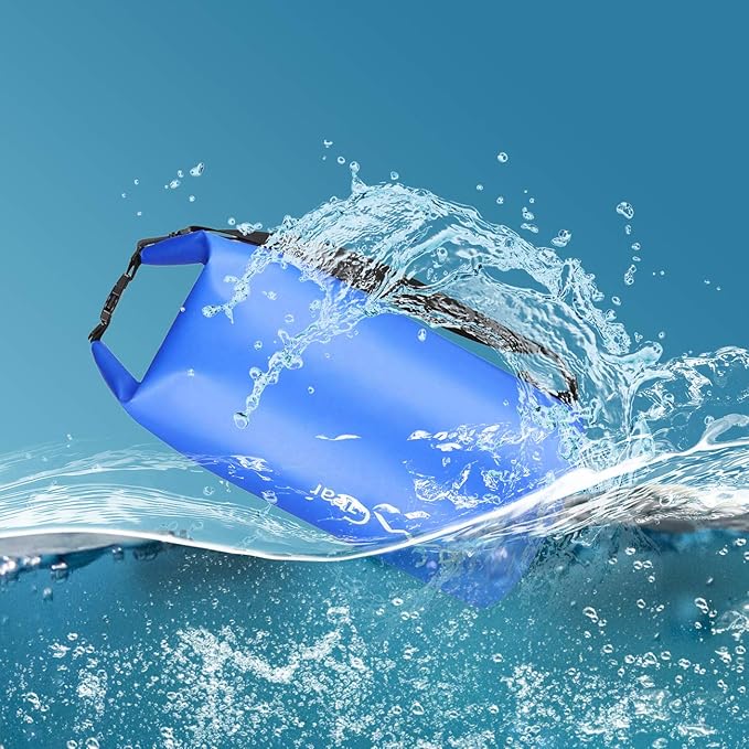 OMGear Waterproof Dry Bag Backpack Phone Pouch 40L/30L/20L/10L/5L Floating Dry Sack for Kayaking Boating Outdoors Activities