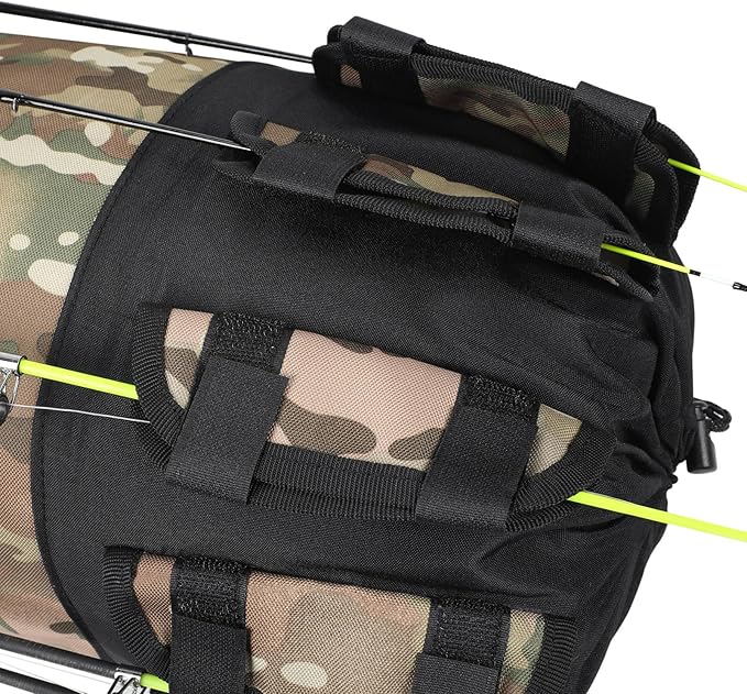 Wowelife Fishing Rod Carrier - Pole Bag Reel Organizer Case Storage for Gear, Travel - Gifts for Men, Family