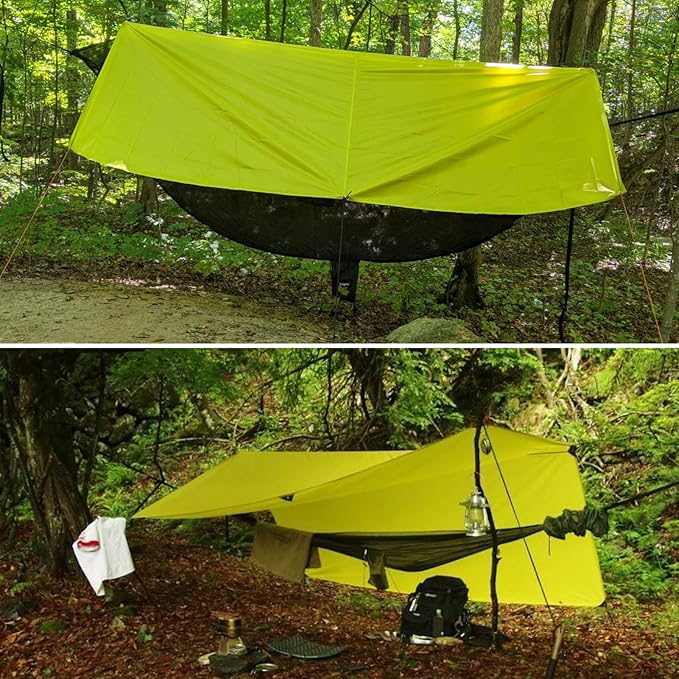 Azarxis Waterproof Camping Tent Tarp Hammock Rain Fly Footprint Ground Cloth Shelter Sunshade Beach Picnic Blanket Mat for Outdoor Camping Park Lawn