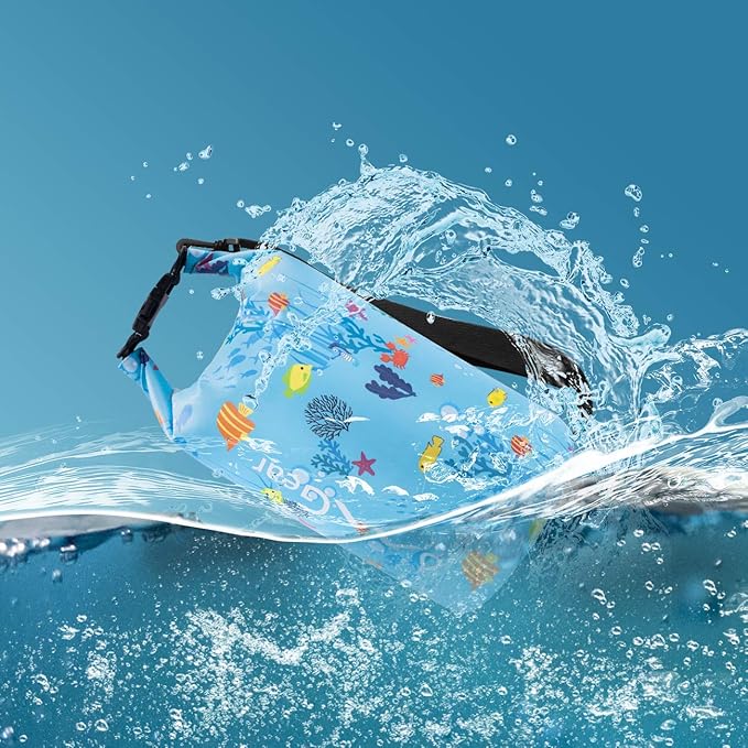 OMGear Waterproof Dry Bag Backpack Phone Pouch 40L/30L/20L/10L/5L Floating Dry Sack for Kayaking Boating Outdoors Activities