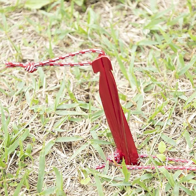 MSR Cyclone 10" Tent Stake, 4 Pack, Red