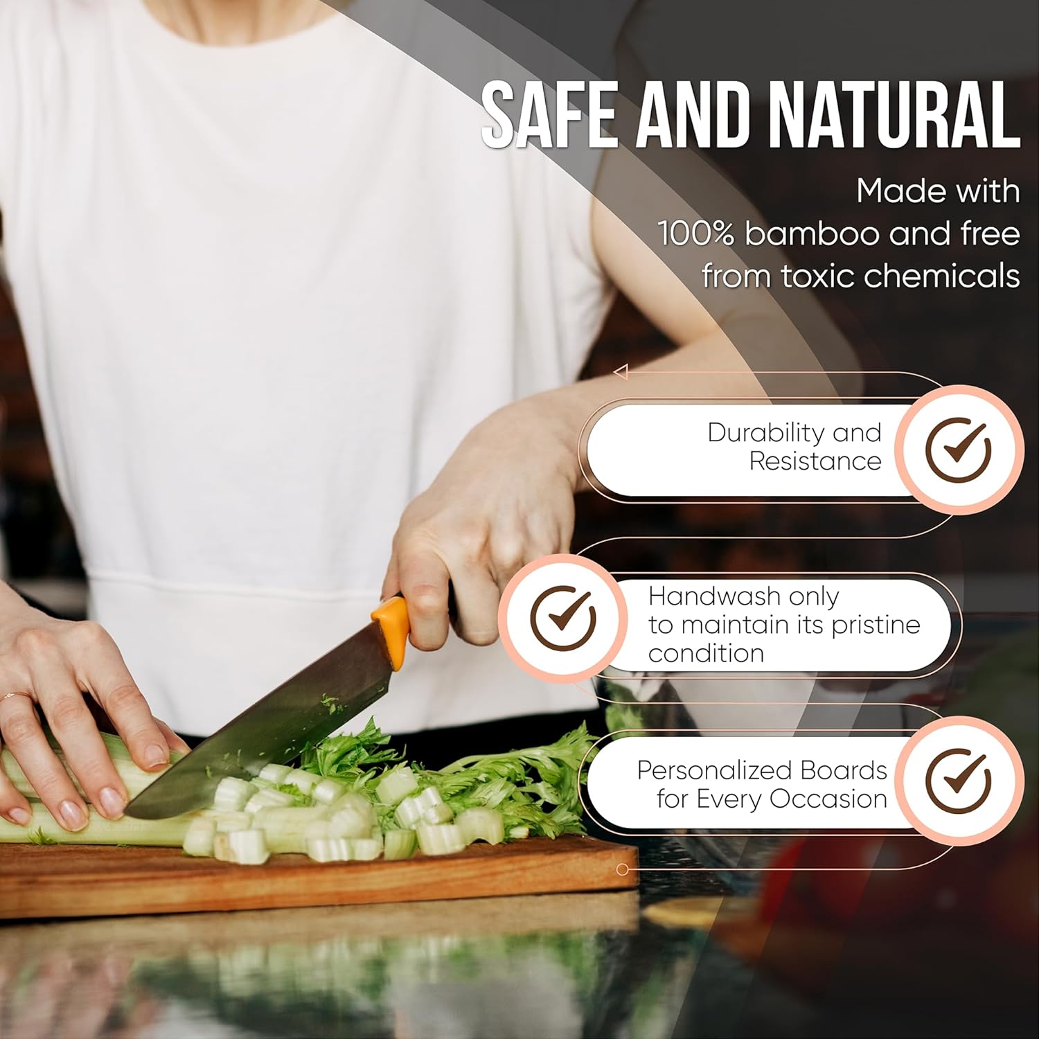 Handmade Personalized Cutting Board - Unique Christmas, Wedding, New Home, and Bridal Shower Gifts - Christmas Gifts - Engraved Charcuterie Boards - Bamboo Cheese Board