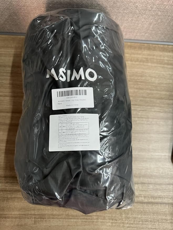 KASIMO Double Sleeping Pad for Camping,5" Ultra-Thick 1.4x2M for 2 Person with Pillow Built-in Foot Pump Inflatable Sleeping Mat for Backpacking, Hiking, Traveling, Tent, Portable Camping Mat