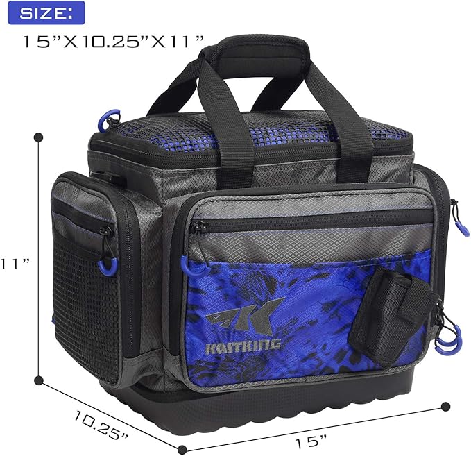 KastKing Fishing Gear & Tackle Bags - Saltwater Resistant Fishing Bags - Fishing Tackle Storage Bags