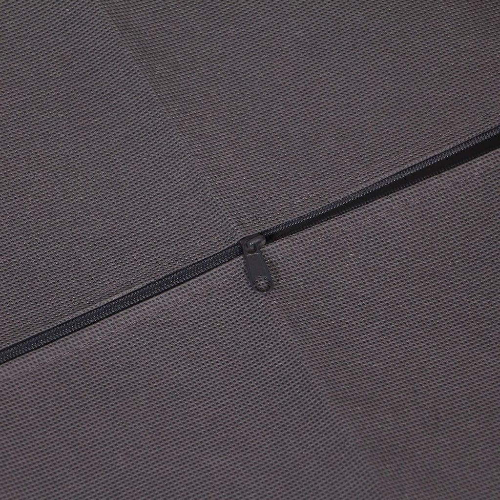 DIOMMELL 12 Pack Foldable Cloth Storage Box Closet Dresser Drawer Organizer Fabric Baskets Bins Containers Divider for Baby Clothes Underwear Bras Socks Lingerie Clothing,Dark Grey 444