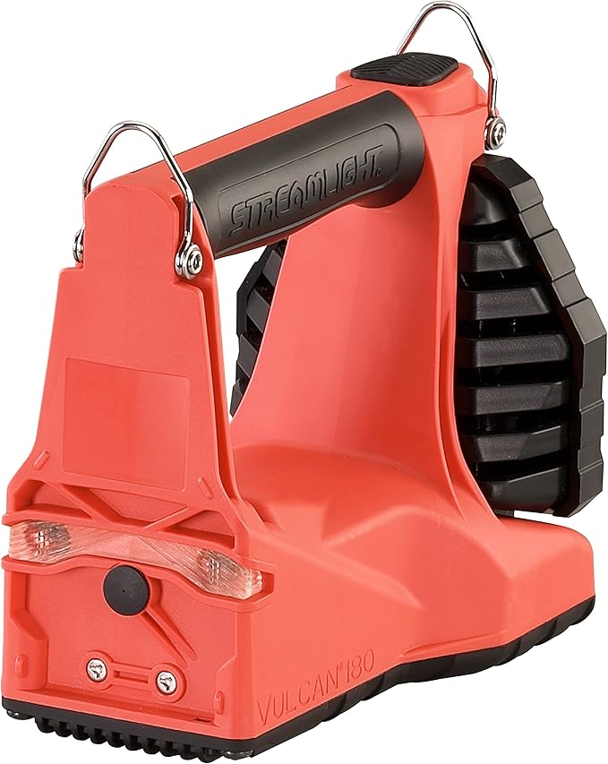 Streamlight 44311 Vulcan 180 LED Rechargeable Lantern AC/DC Charger 1200 Lumen, Orange - 1200 Lumens