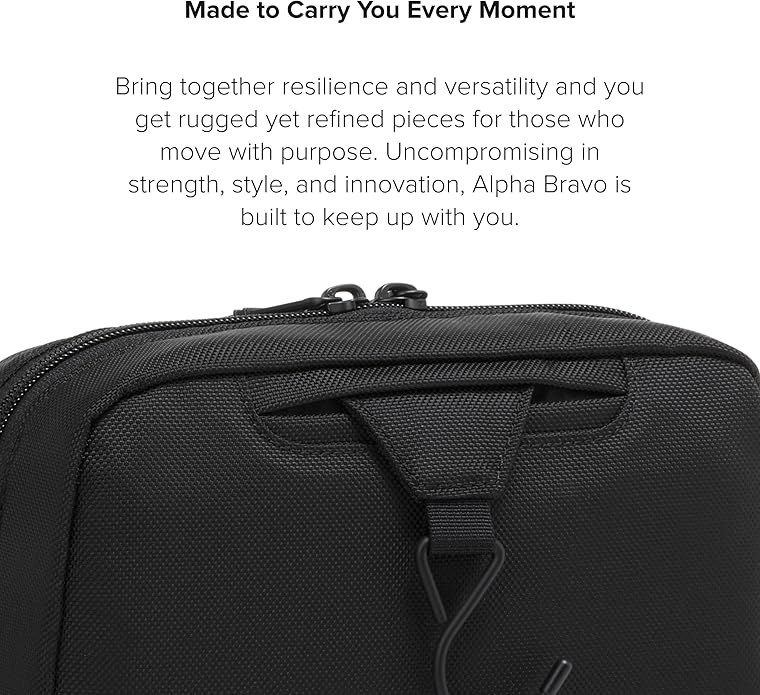 TUMI - Alpha Bravo Response Travel Kit - Hanging Toiletry Kit - Travel Bag - TUMI Tracer - 6.3" X 9.5" X 3.5"