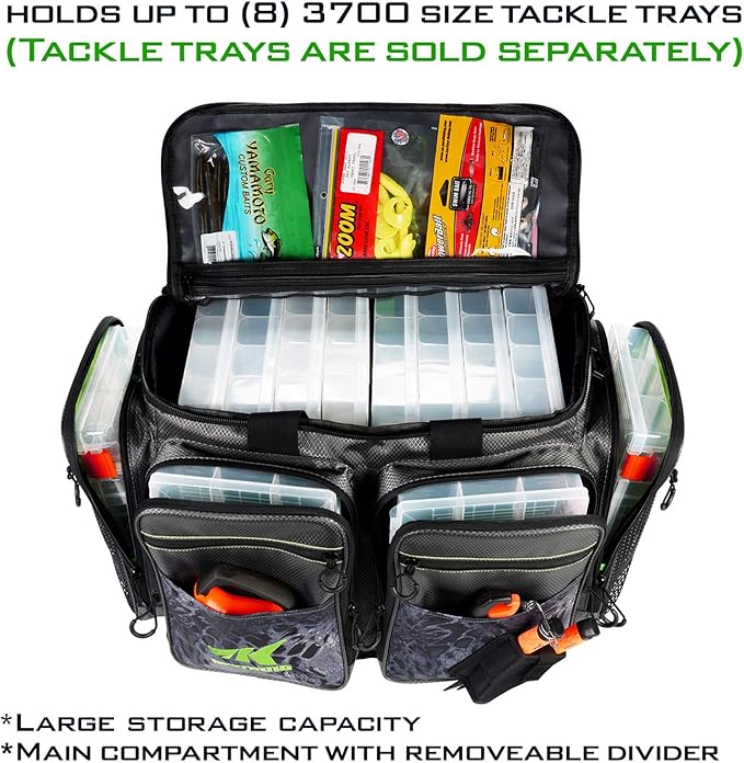 KastKing Fishing Gear & Tackle Bags - Saltwater Resistant Fishing Bags - Fishing Tackle Storage Bags