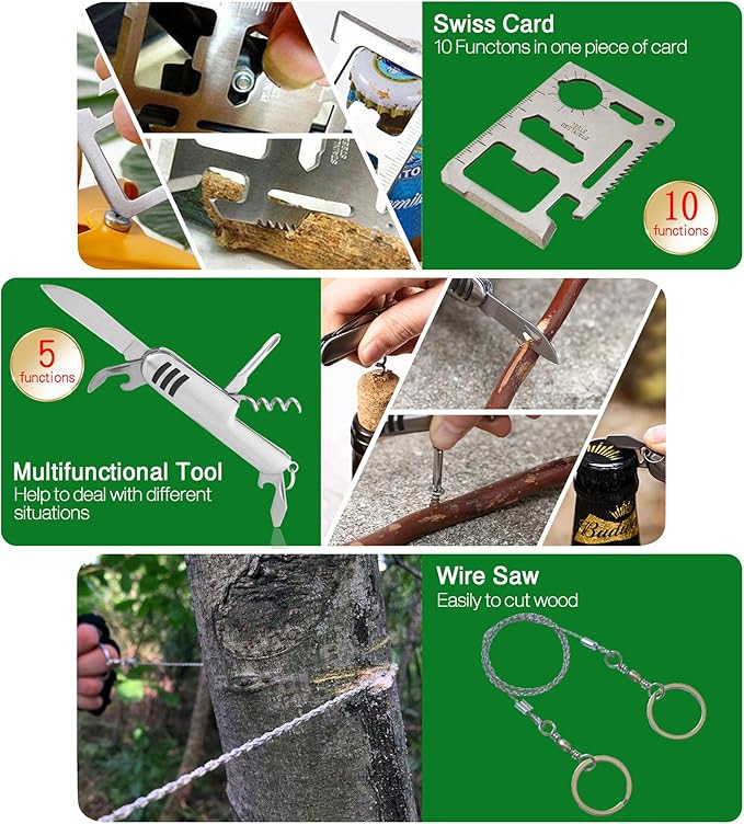 Waterproof Boat First Aid Kit - 3L Roll Top Emergency Medical Supplies for Kayaking, Marine Safety & Survival Gear with 234pcs Accessories Red