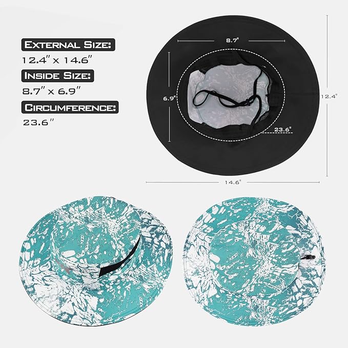 KastKing Sol Armis UPF 50 Boonie Hat - Sun Protection, Fishing, Beach & Hiking, Paddling, Rowing, Kayaking