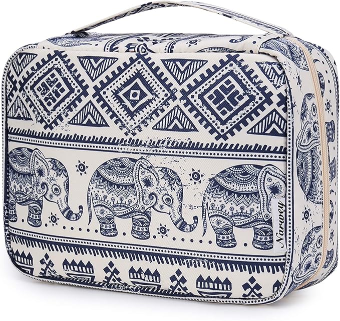 Narwey Hanging Travel Toiletry Bag Cosmetic Make up Organizer for Women and Girls Waterproof