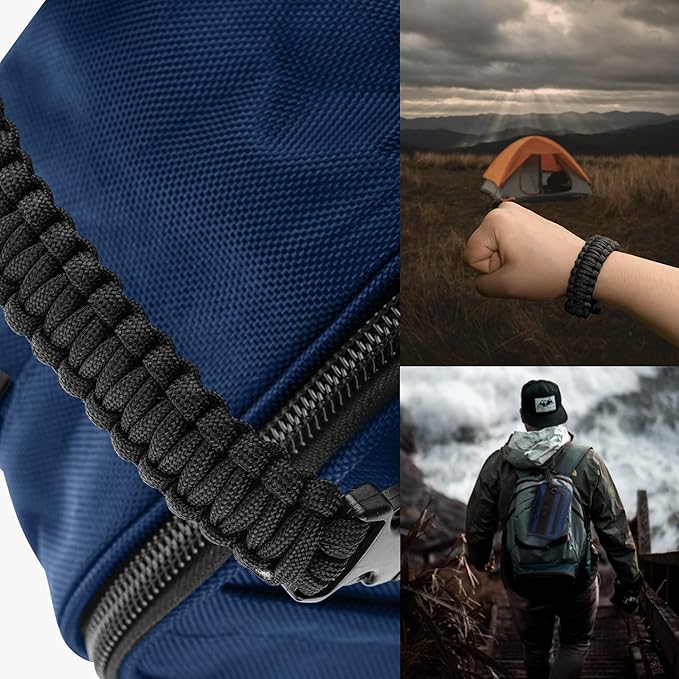 Fitdom Tactical Toiletry Bag Dopp Kit Case For Men. Perfect For Travel & Storage. Fits Large & Small Cosmetic Makeup, Clipper, Toothbrush, Shower, Shaving & Grooming Care. Best Overnight Organizer