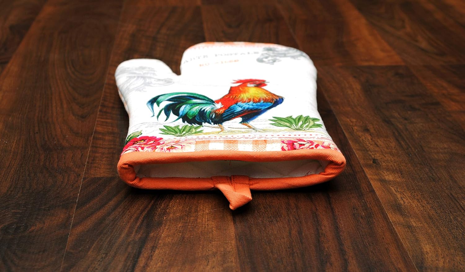 AMOUR INFINI Oven Mitts Set of 1 Quilted Liner with Hanging Loop Non Slip, Heat Resistant, Washable Reusable Oven Mitt Quilted Liner with Hanging Loop