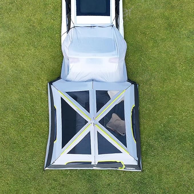 UNP SUV Tent for Camping, 6-Person SUV Tailgate Tent - Easy Set Up with Rainfly, 10'x9'x78in(H)