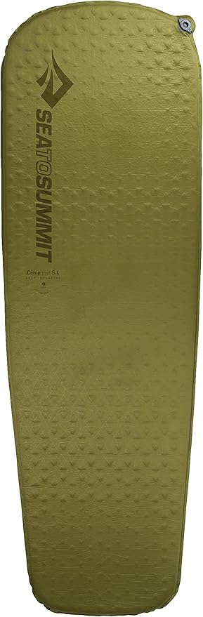 Sea to Summit Camp Self-Inflating Foam Sleeping Mat for Camping and Backpacking, Tapered - Large (78 x 25 x 1.5 inches)