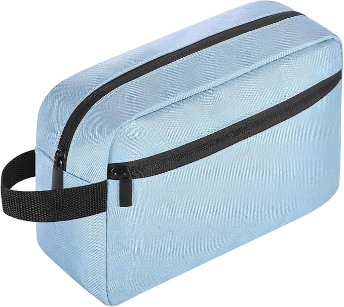 Travel Toiletry bag Toiletry bag for women men Hanging Cosmetic bag Travel accessories for Women Men (Sky blue)